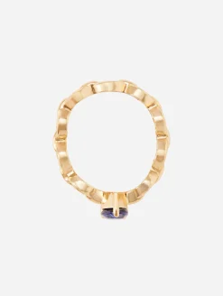 Mini Catena Blue Sapphire Ring