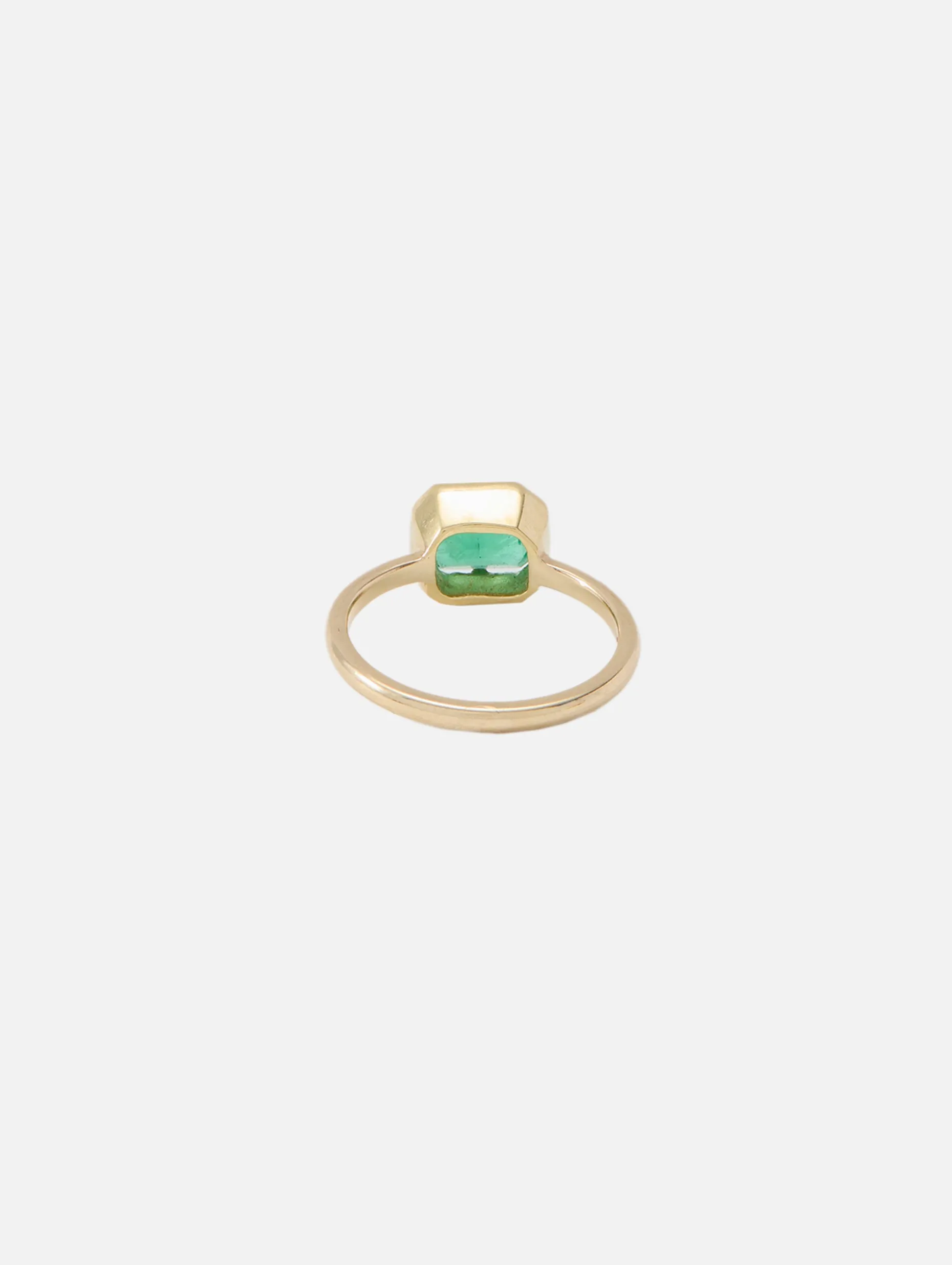 Mini Emerald Framed Ring