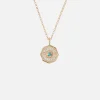 Mini Turquoise Porte Bonheur Necklace
