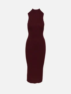 Mock Neck Fitted Dress