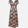 Monet Ruched Maxi Dress