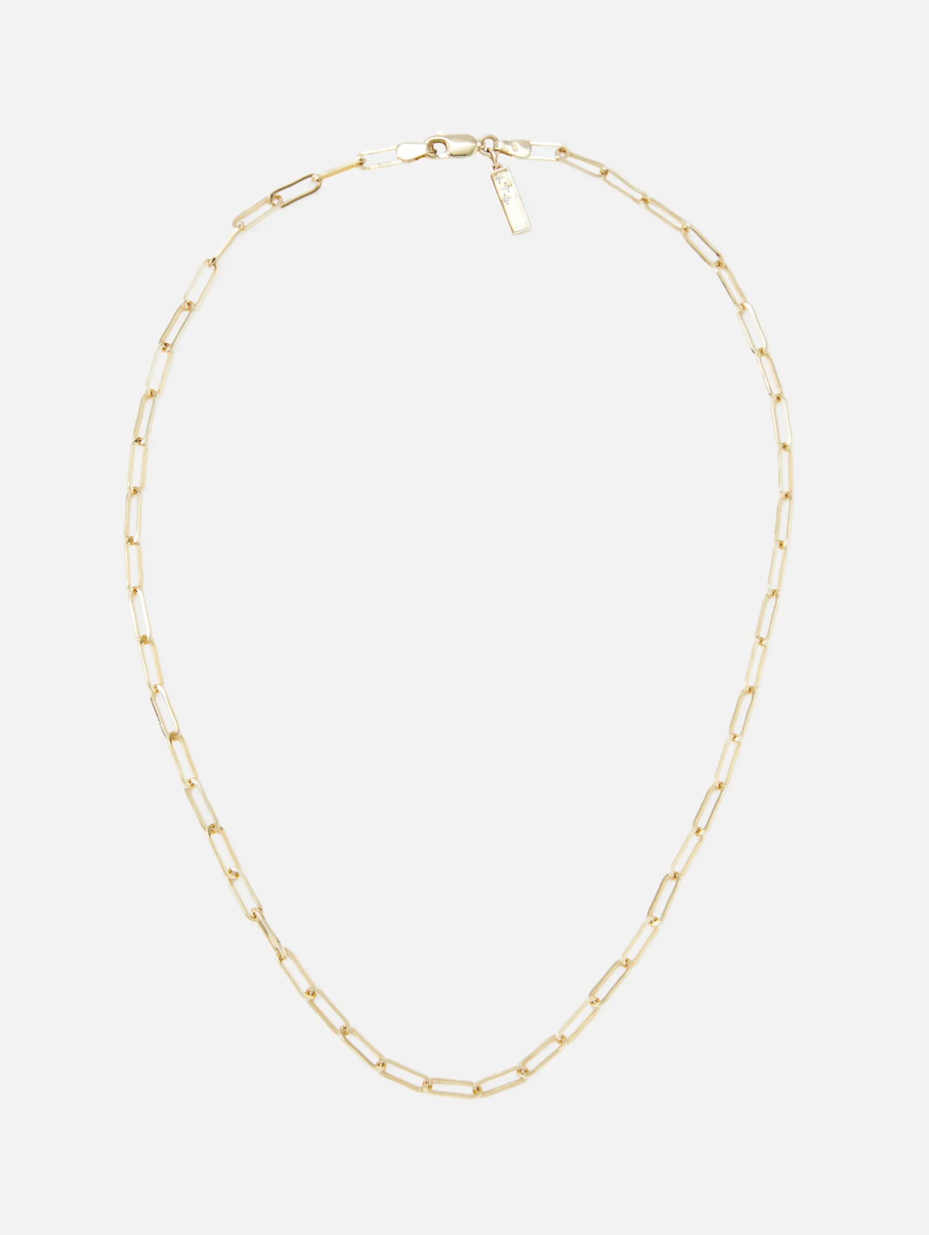 Narrow Paperclip Chain