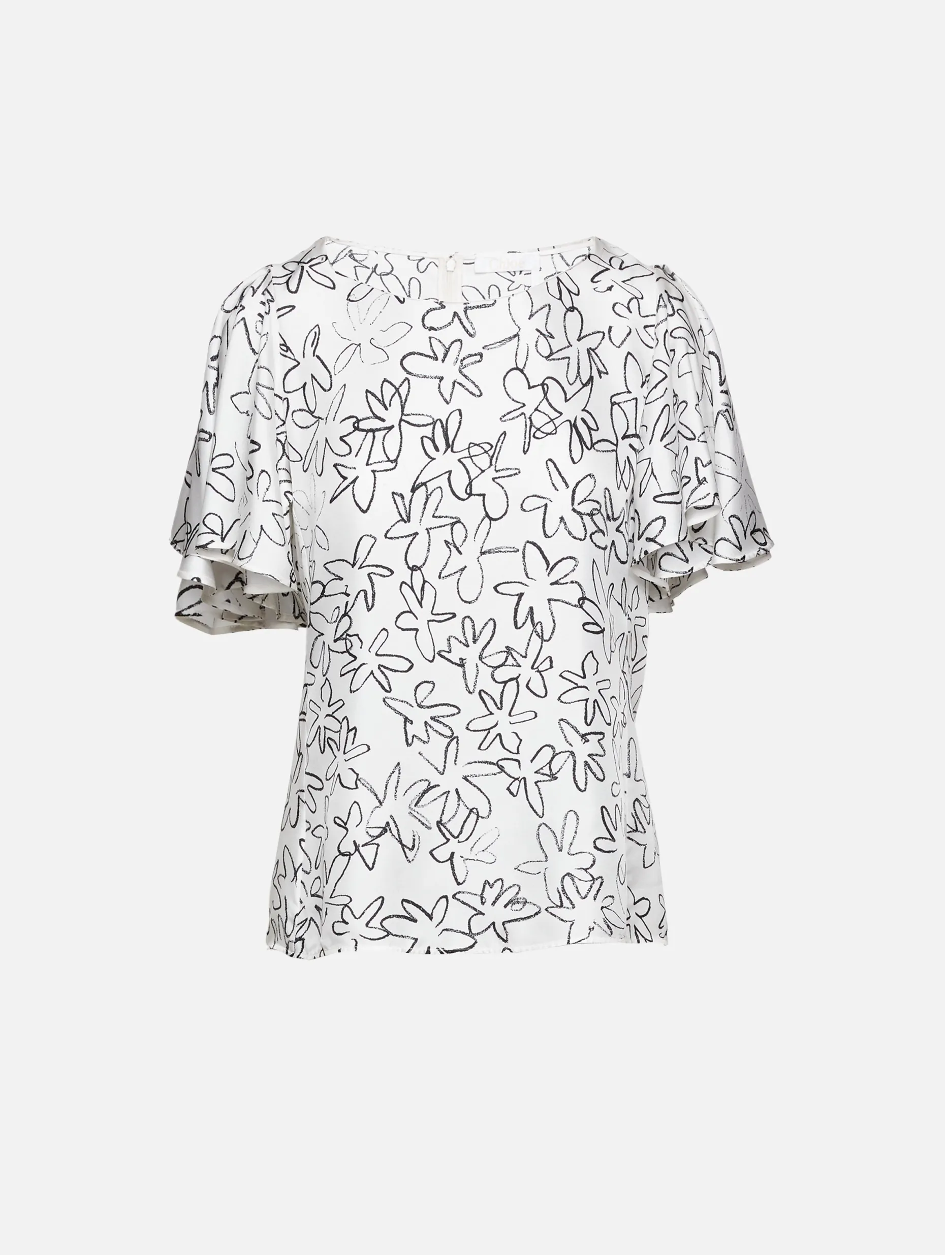 Off The Shoulder Floral Blouse
