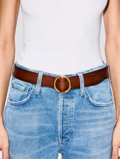 Oval Buckle Belt