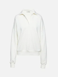 Oversized Polo Sweatshirt