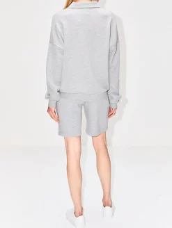 Oversized Polo Sweatshirt