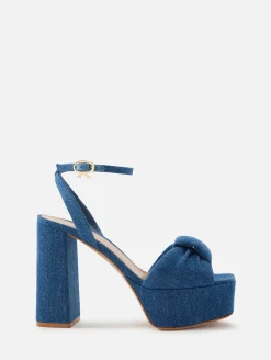 Paradi Denim Platform Sandal