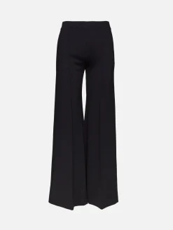 Pintuck Wide Flare Pant