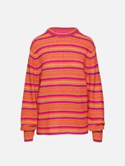 Planar Stripe Crew Sweater