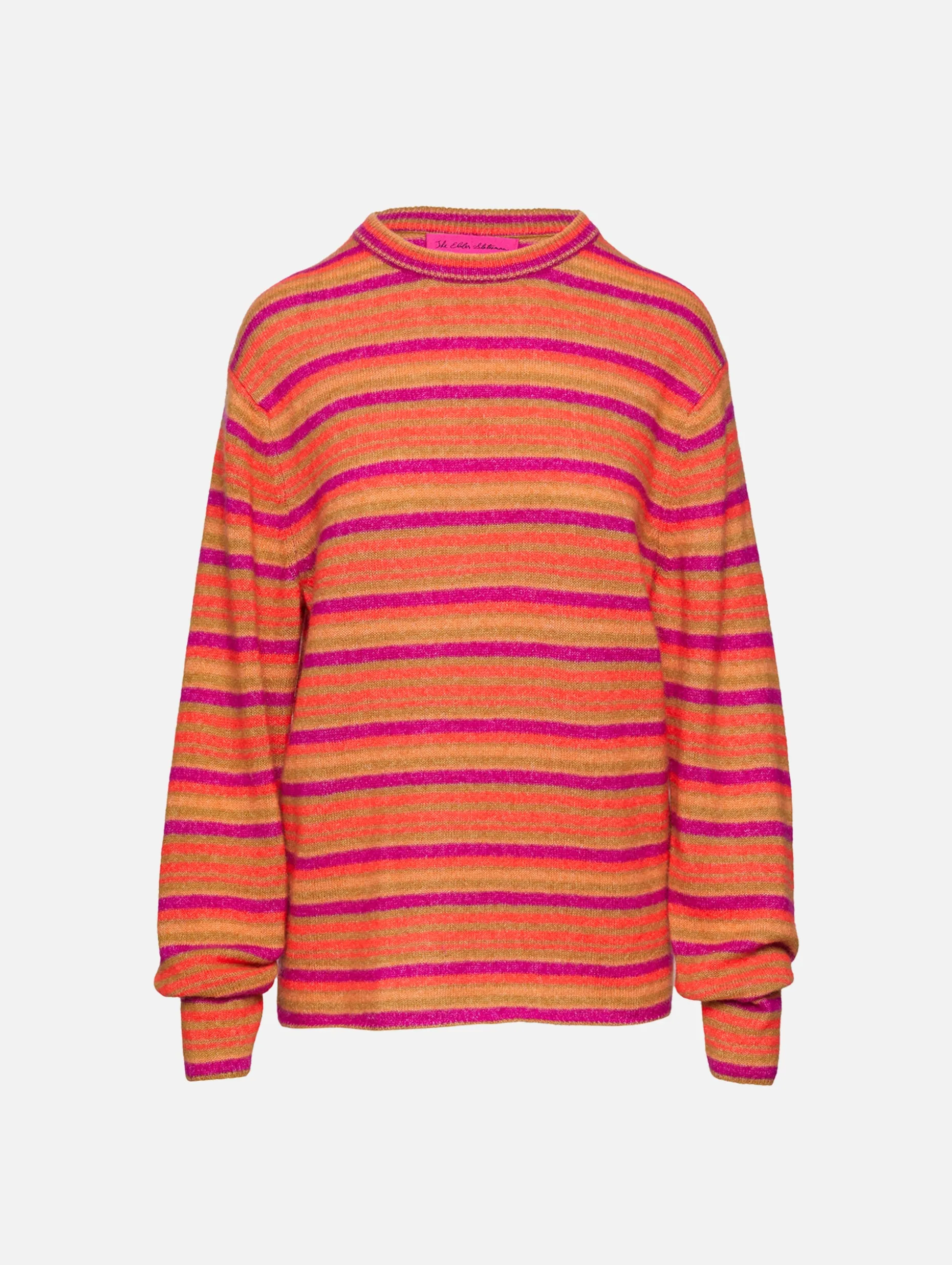 Planar Stripe Crew Sweater