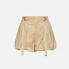 Pleated Mini Short