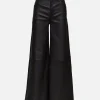 5 Pocket Mid Rise Wide Leg