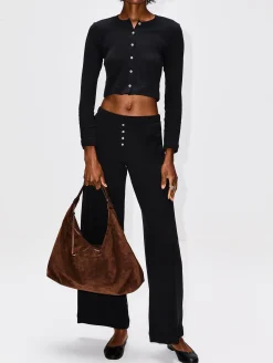Pointelle Crop Cardigan