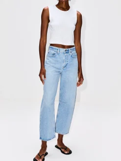 Pointelle Sleeveless Crew Top