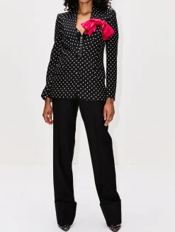 Polka Dot Blazer