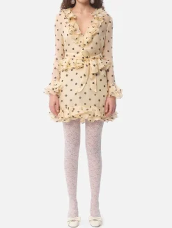 Polka Dot Organza Dress