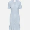 Polo Collar Short Dress