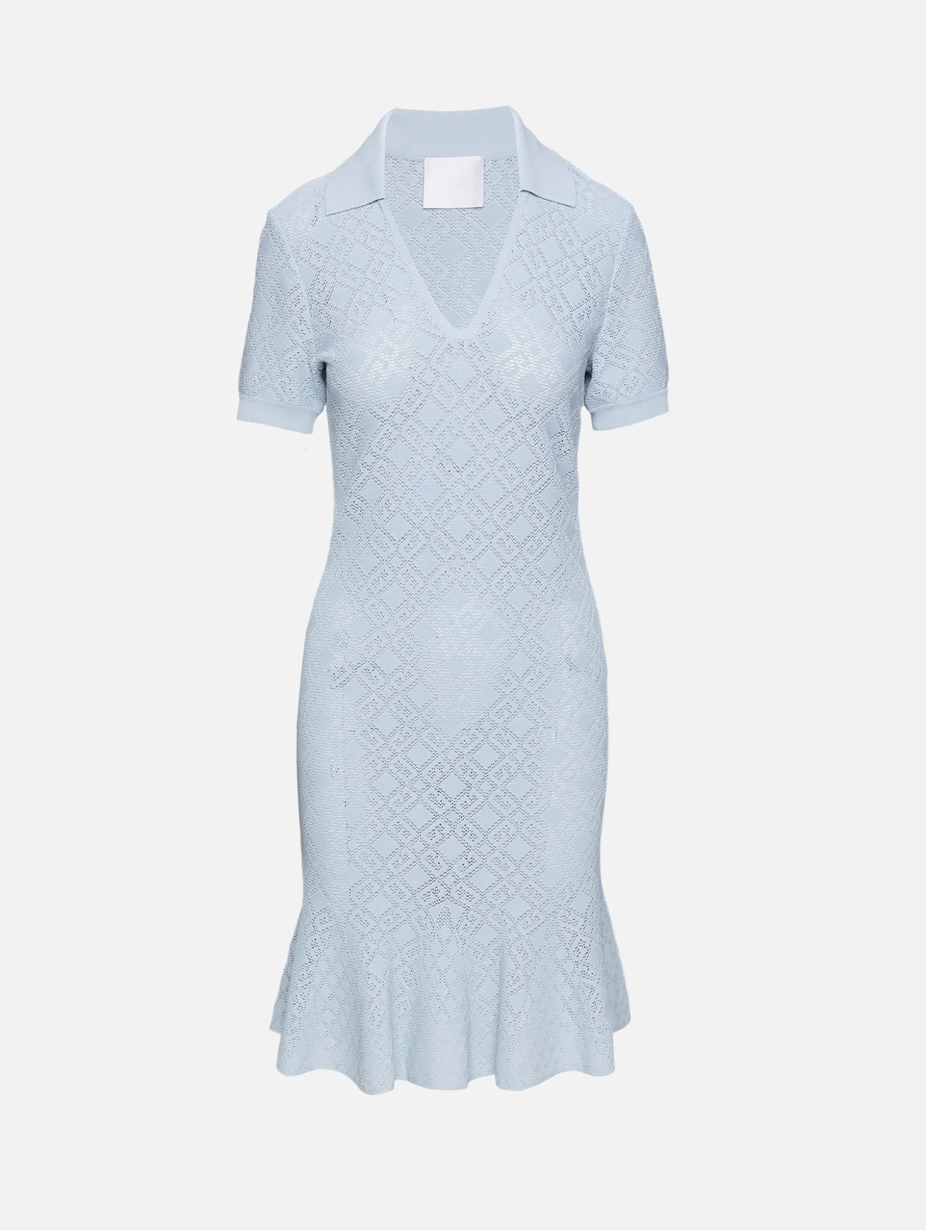 Polo Collar Short Dress