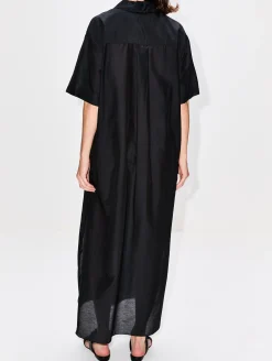 Pop-Over Shirt Dress