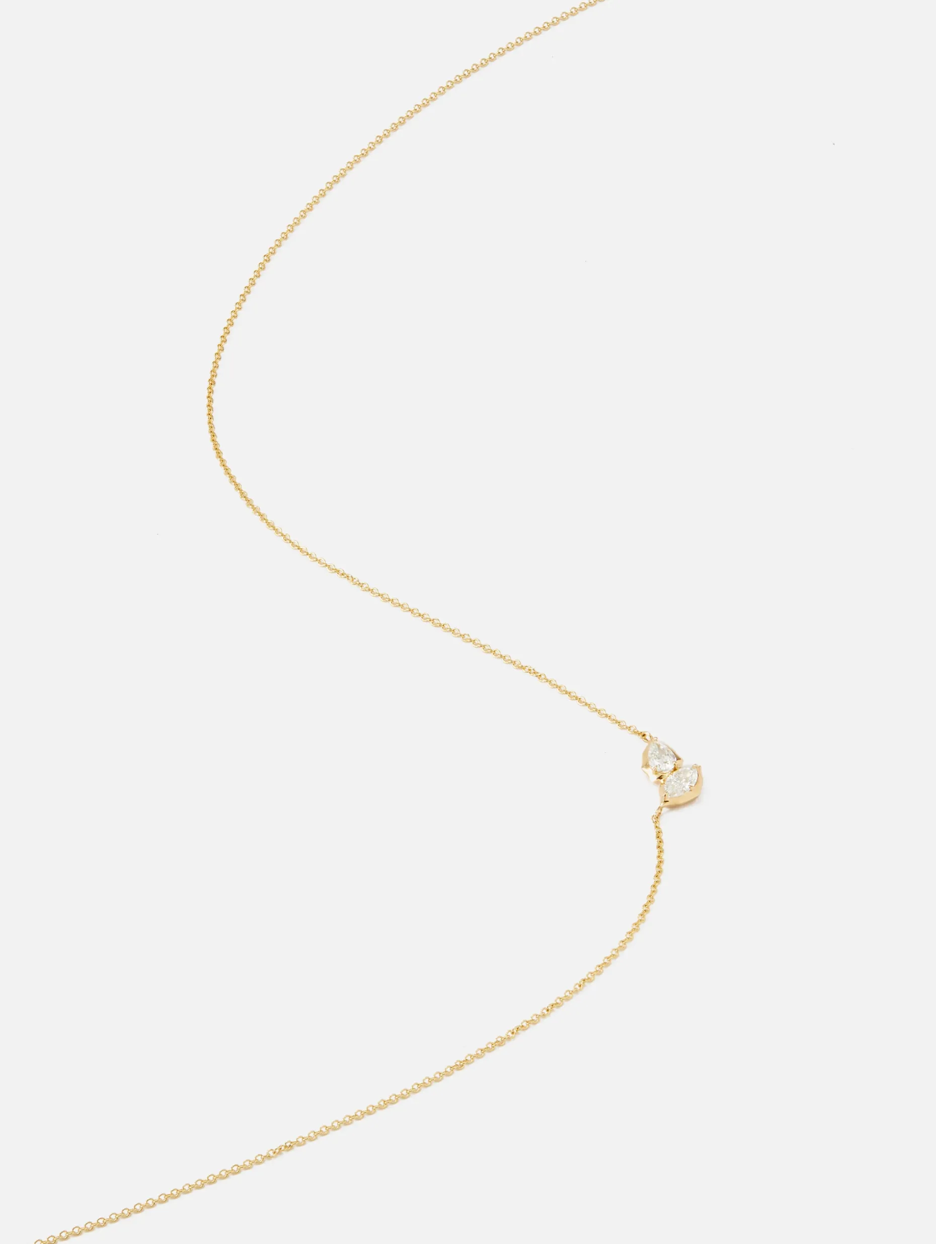 Poppy Two-Stone Pendant Necklace