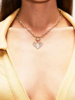 Pour Toujours Heart Coin Necklace