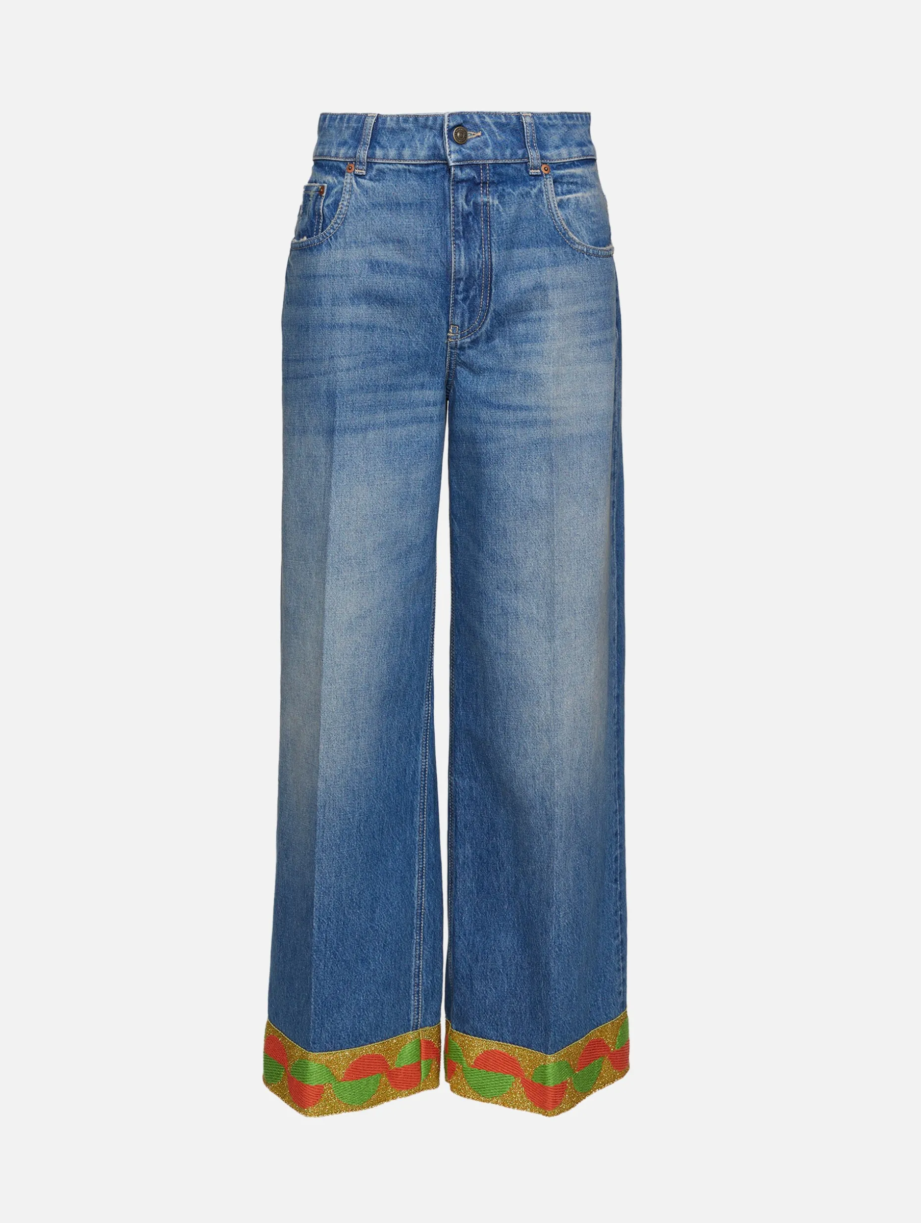 Print Trimmed Jean