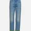 Print Trimmed Jean