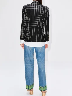Print Trimmed Jean
