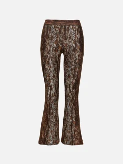 Pull On Cropped Flare Pant