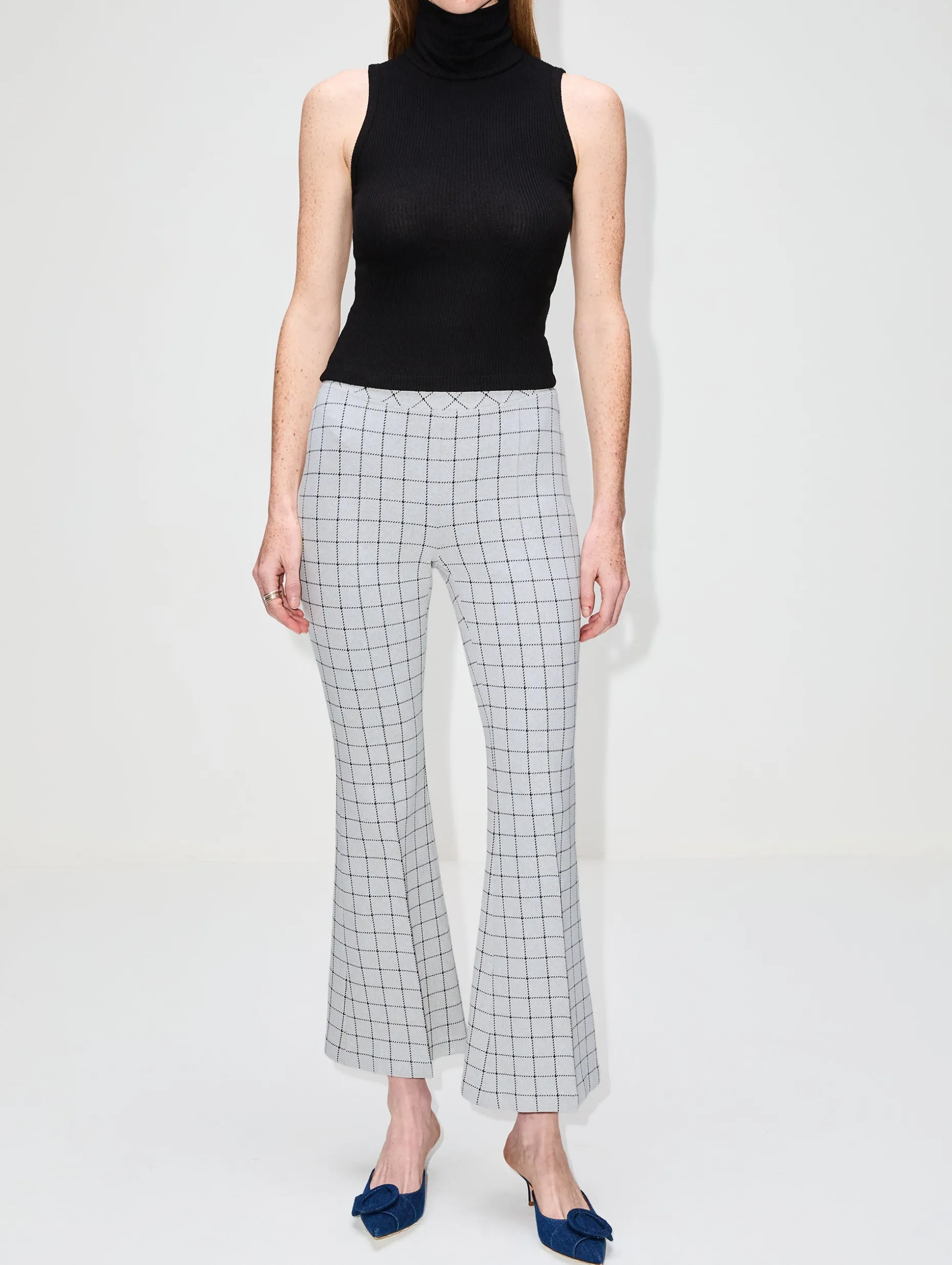 Pull On Cropped Flare Pant
