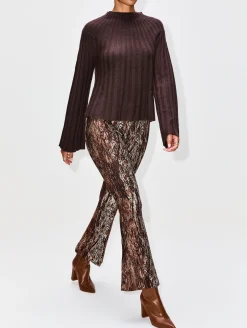 Pull On Cropped Flare Pant