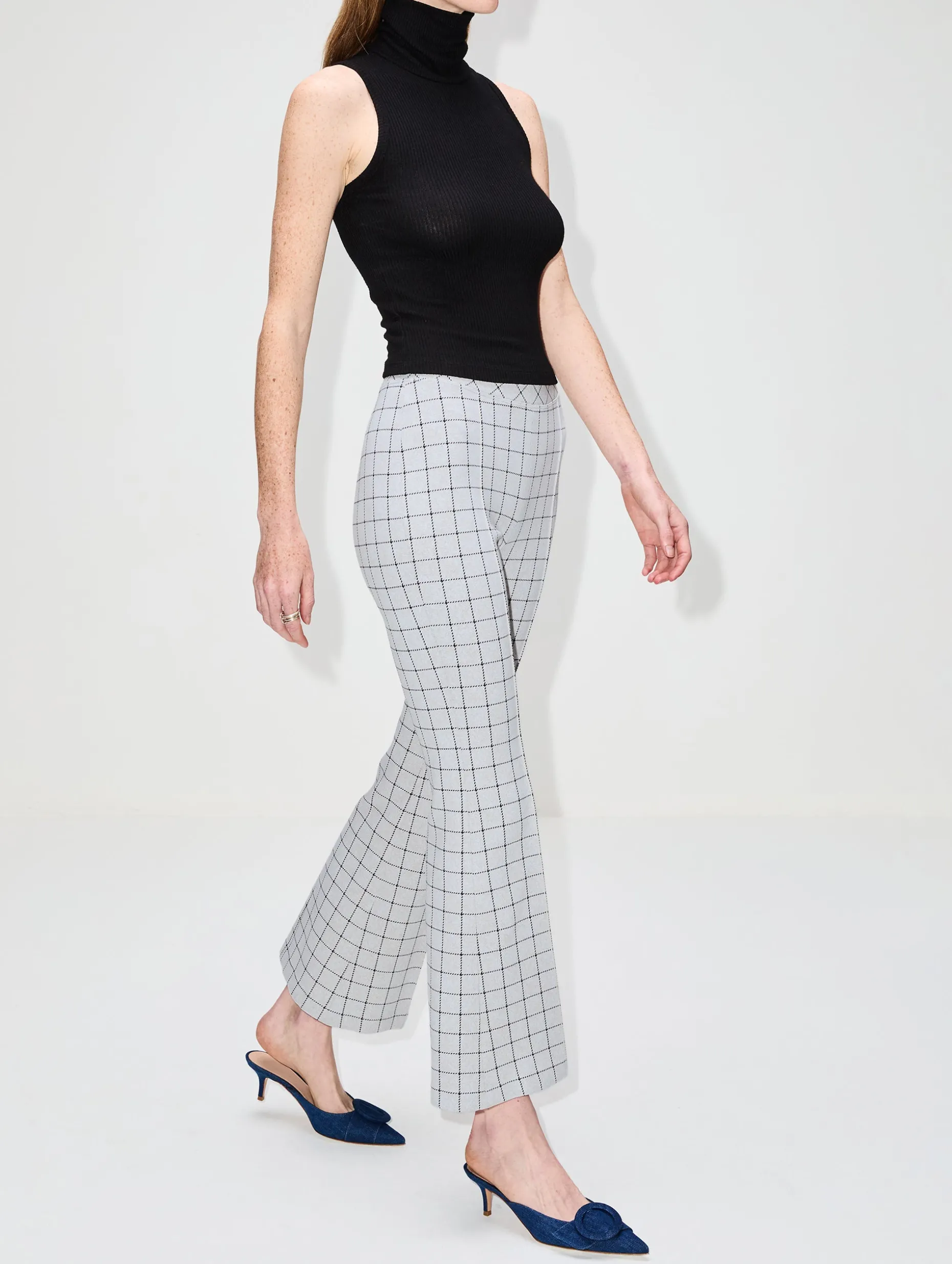 Pull On Cropped Flare Pant