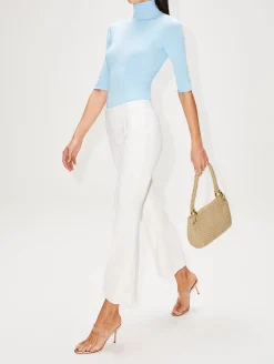 Pull On Cropped Flare Pant