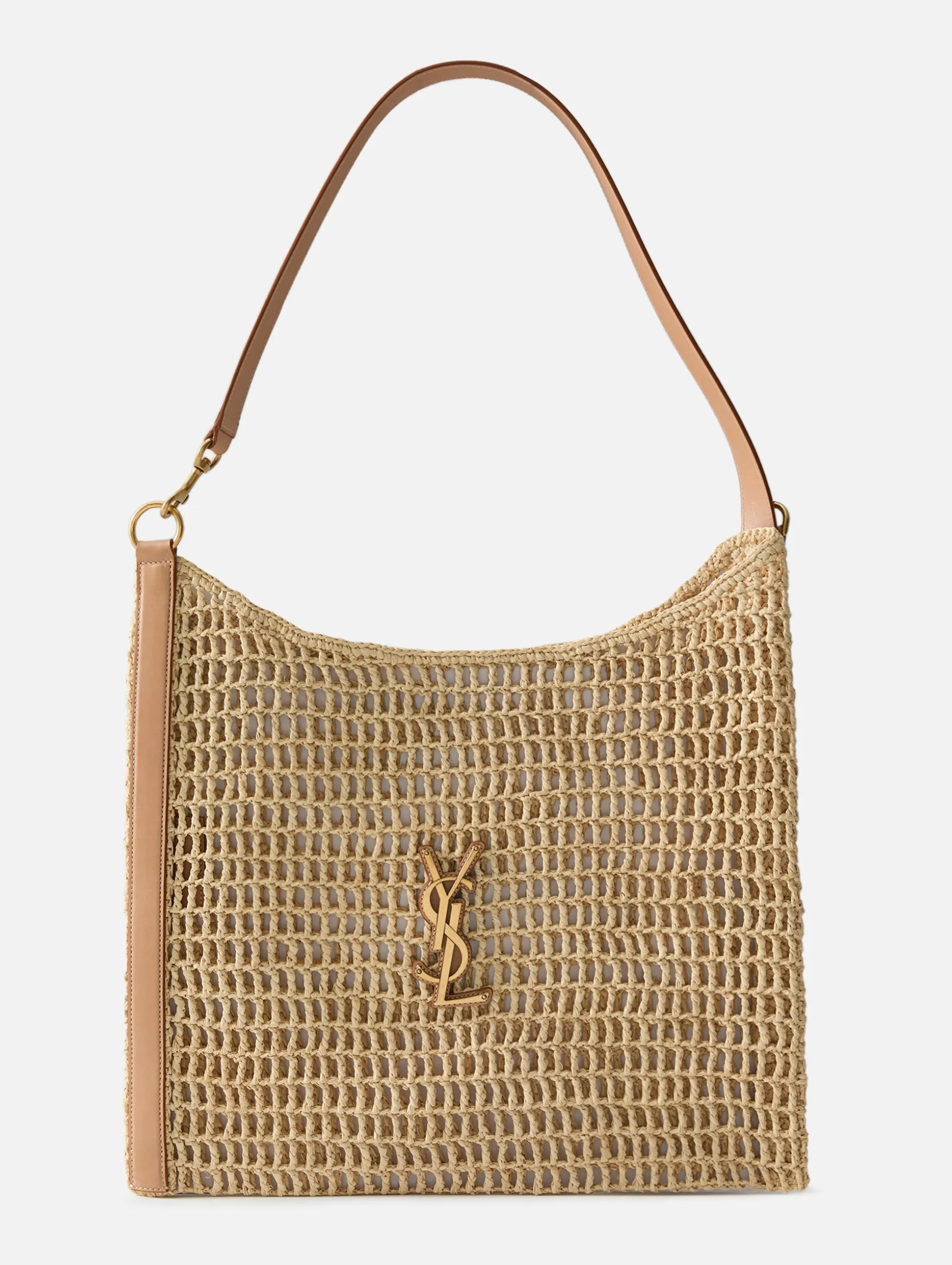 Raffia Crochet Shoulder Bag