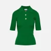 Ribbed Polo Sweater