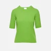 Ribbed Short Sleeve Top