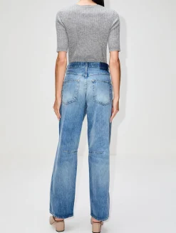 Ribbed Short Sleeve Top