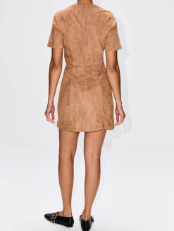 Robe Leather Dress