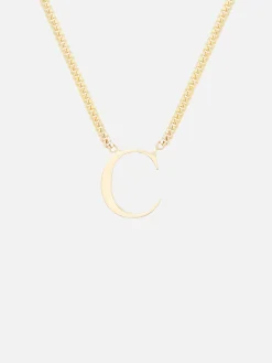 Roman Times Initial Necklace