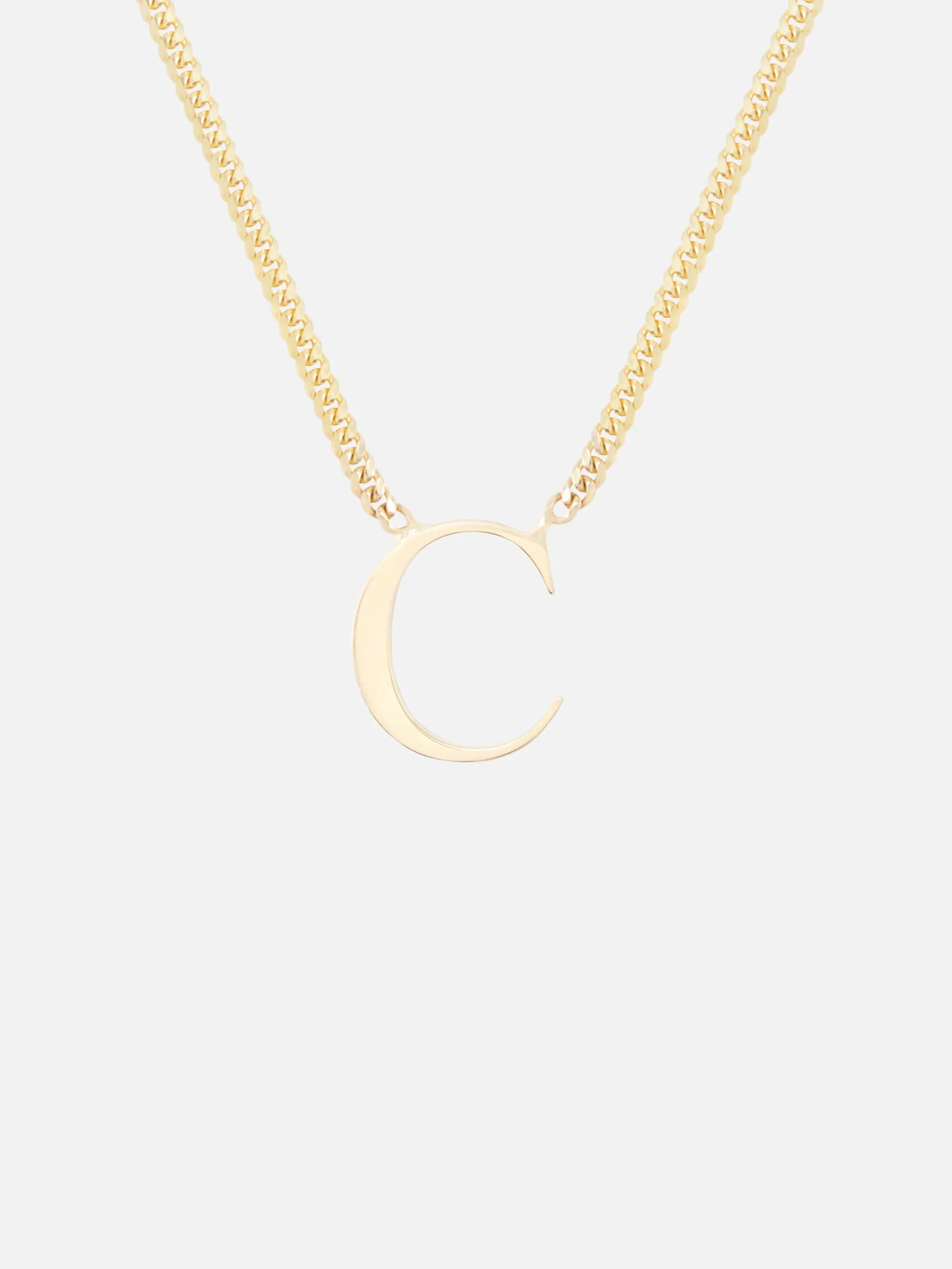 Roman Times Initial Necklace