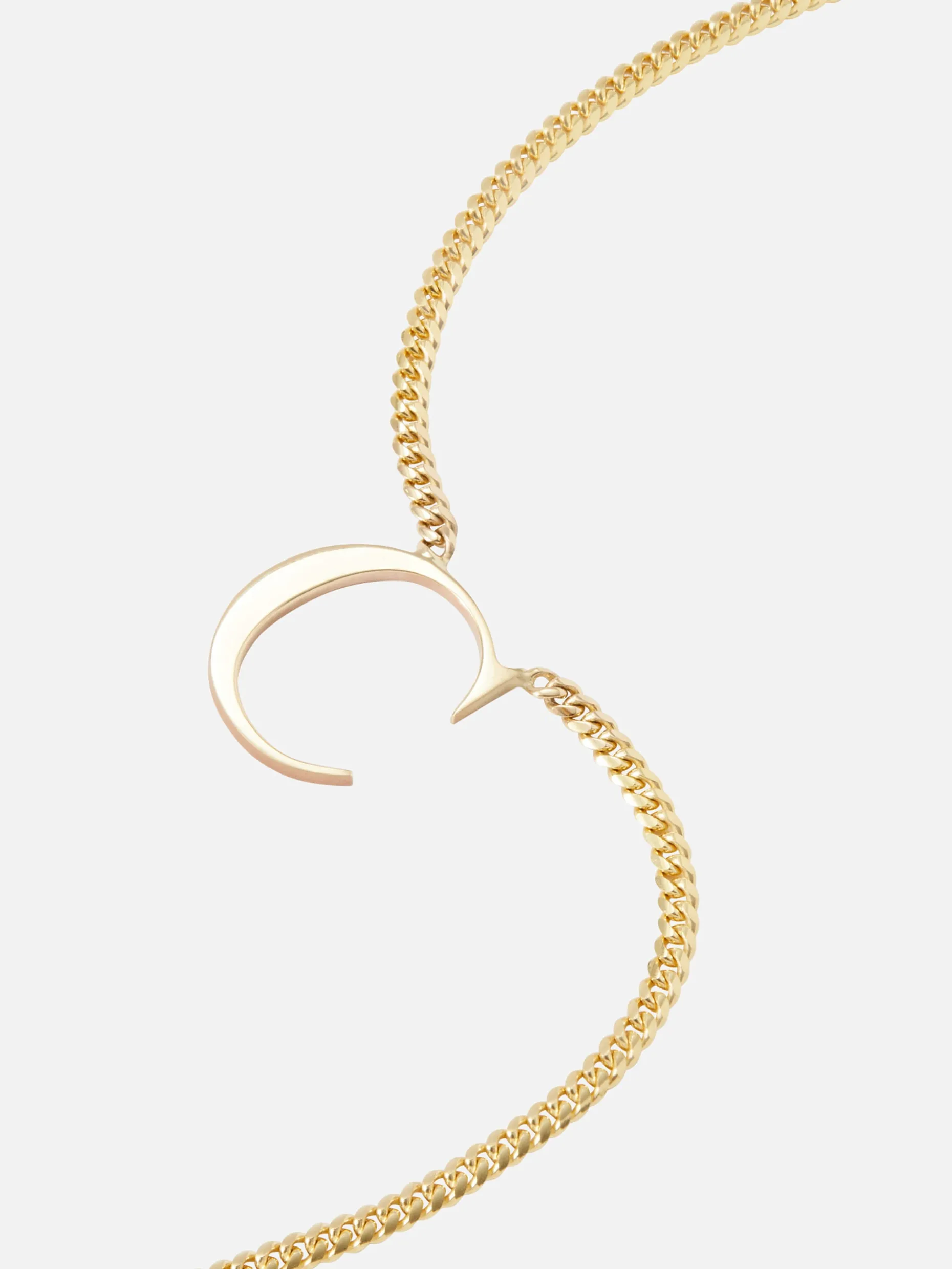 Roman Times Initial Necklace