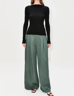 Rouleau Reversible Tie Knit Top