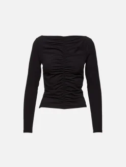 Ruched Long Sleeve Top