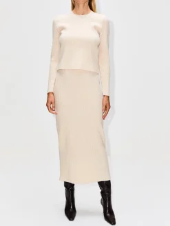 Ruched Pencil Skirt