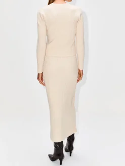 Ruched Pencil Skirt