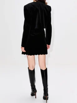Scalloped Mini Skirt