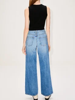 Selena Mid Rise Wide Leg Pant