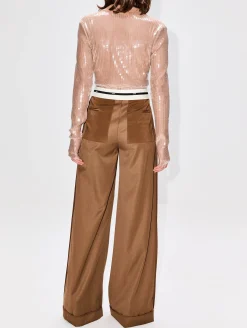 Sequin Polo Top