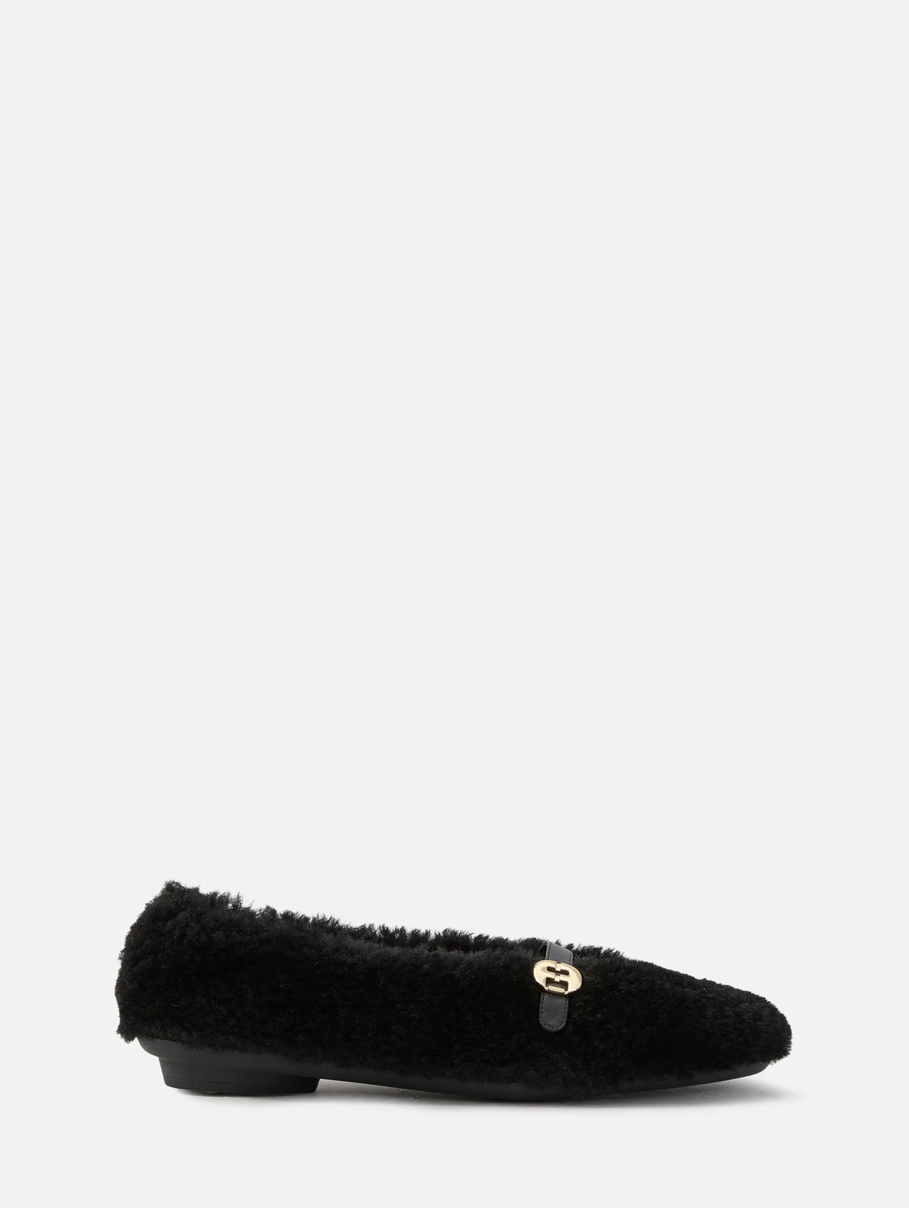 Shearling Ballet Flat