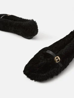 Shearling Ballet Flat